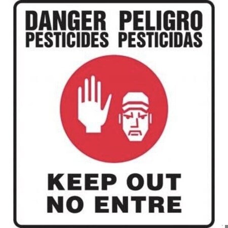 Accuform OSHA DANGER BILINGUAL SAFETY SIGN SBMCHG107XP SBMCHG107XP